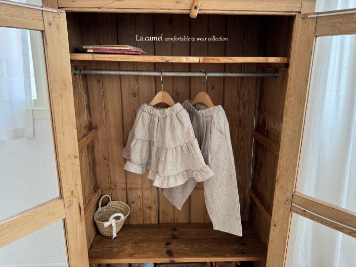 La Camel - Korean Children Fashion - #designkidswear - Tweed Skirt - 9