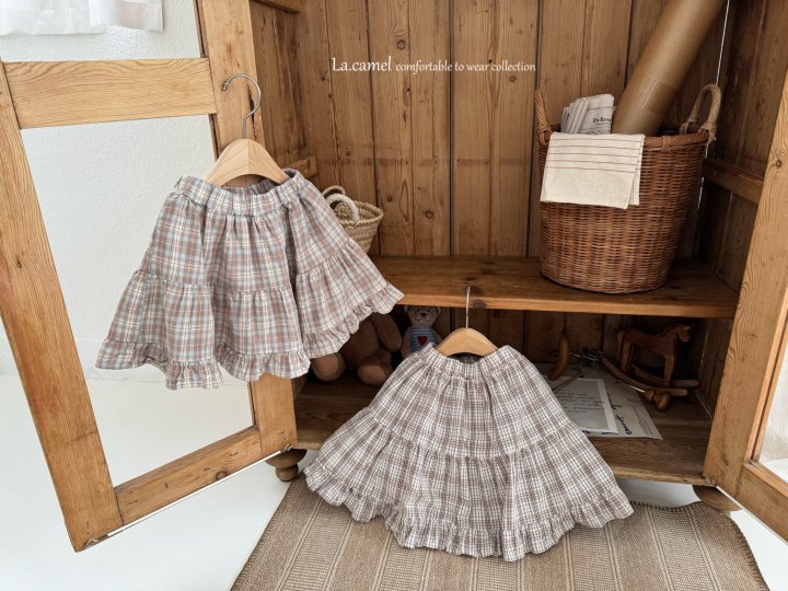 La Camel - Korean Children Fashion - #designkidswear - Elmu Skirt - 7