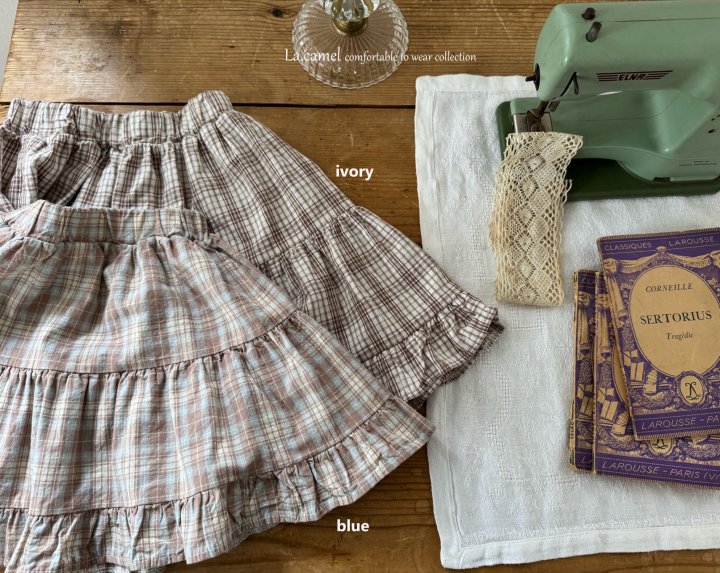 La Camel - Korean Children Fashion - #discoveringself - Elmu Skirt - 8