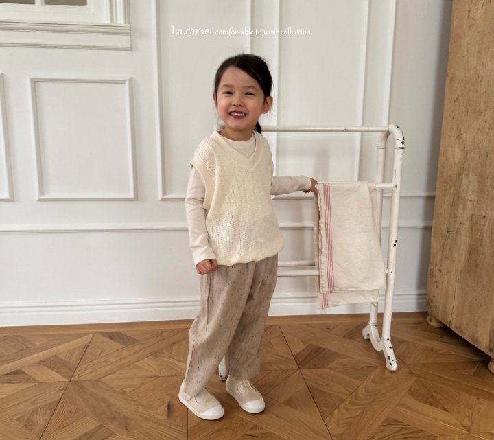 La Camel - Korean Children Fashion - #kidsstore - Tweed Pants