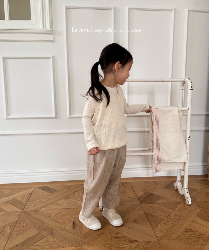 La Camel - Korean Children Fashion - #minifashionista - Tweed Pants - 6