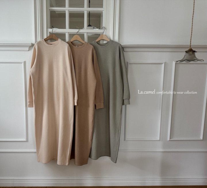 La Camel - Korean Women Fashion - #momslook - Mom Every One-piece - 2