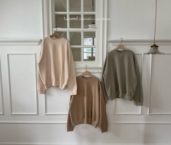 La Camel - Korean Women Fashion - #womensfashion - Mom Every Sweatshirts
