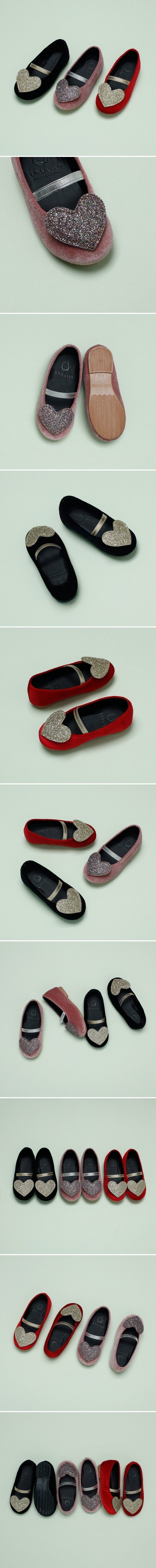 La Stella - Korean Children Fashion - #discoveringself - Heart Flat