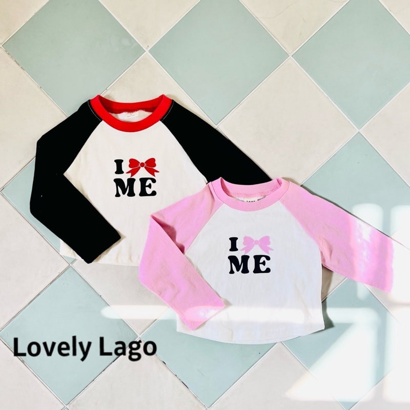 Lago - Korean Children Fashion - #Kfashion4kids - Ribbon Raglan Tee