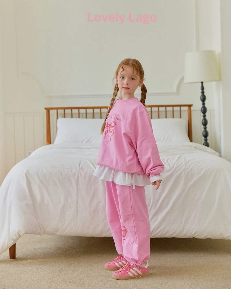 Lago - Korean Children Fashion - #Kfashion4kids - Love Sweet Sweatshirts - 2