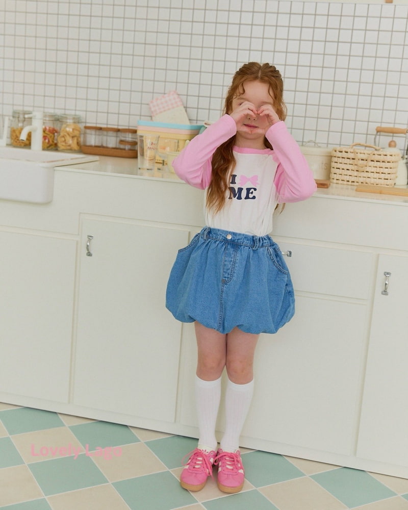 Lago - Korean Children Fashion - #childofig - Ribbon Raglan Tee - 9
