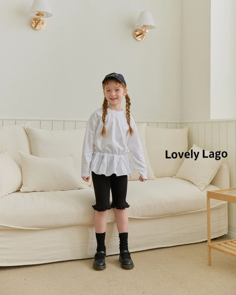 Lago - Korean Children Fashion - #childofig - Shirring Frill Long Tee - 7