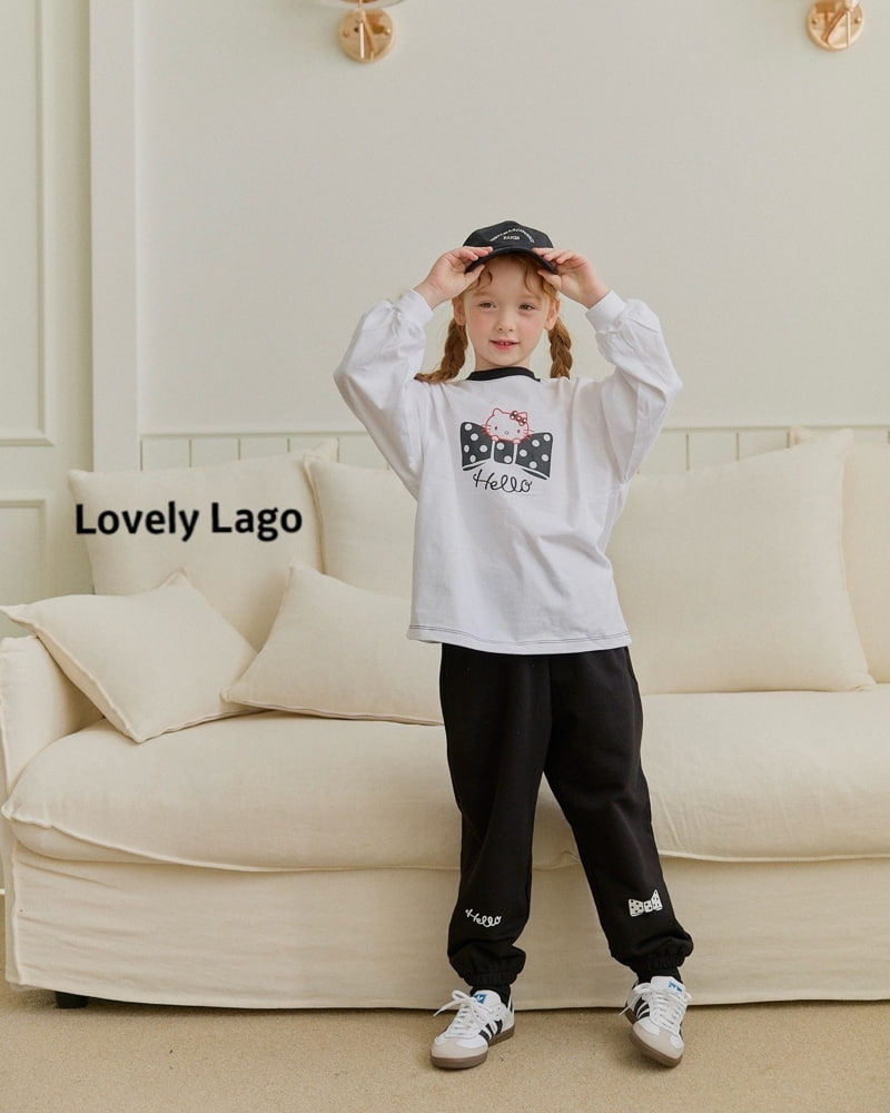 Lago - Korean Children Fashion - #childofig - Hello Jogger Pants - 3