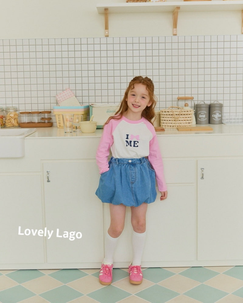 Lago - Korean Children Fashion - #childofig - Denim Balloon Skirt Pants - 12