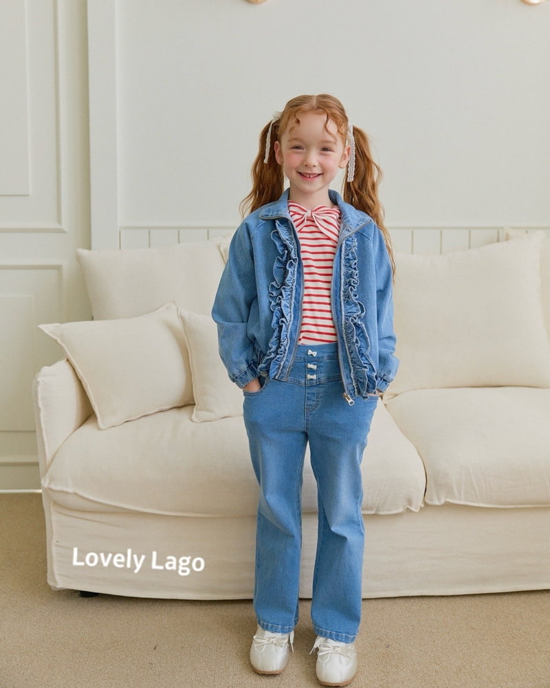 Lago - Korean Children Fashion - #childofig - Span Loose Bootscut Pants - 6