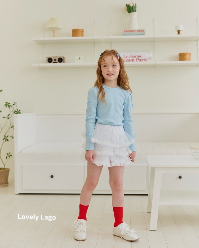 Lago - Korean Children Fashion - #childrensboutique - Cha Lace Cancan Pants - 9