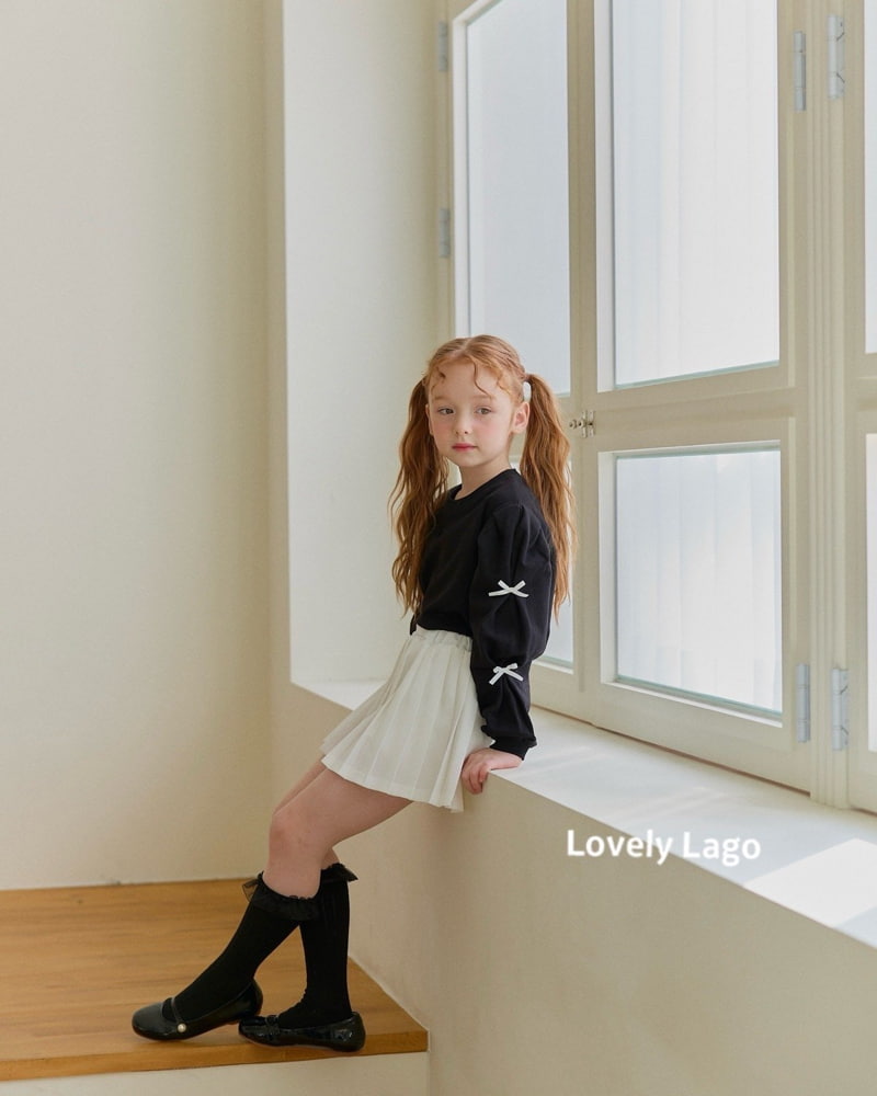 Lago - Korean Children Fashion - #childrensboutique - Pleats Heart Button Skirt - 7