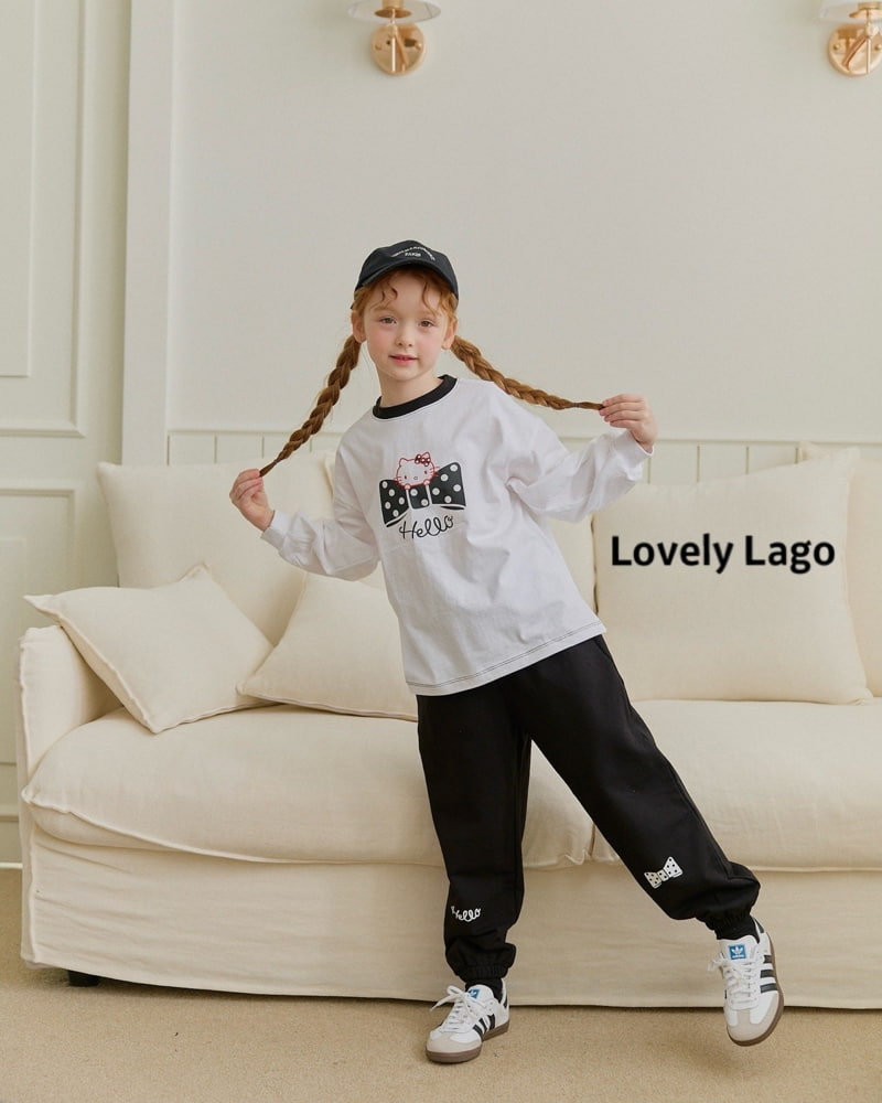 Lago - Korean Children Fashion - #childofig - Hello Jogger Pants - 4