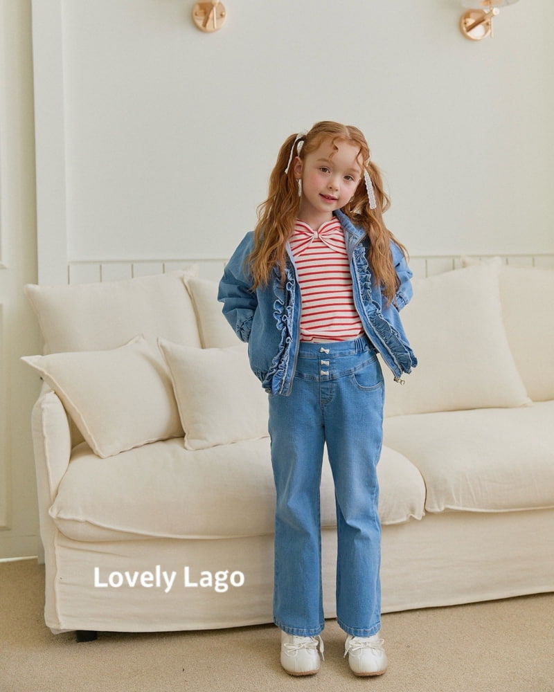 Lago - Korean Children Fashion - #childrensboutique - Span Loose Bootscut Pants - 8