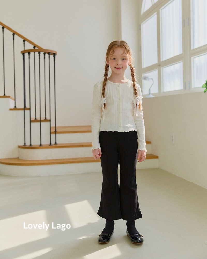 Lago - Korean Children Fashion - #childrensboutique - Pearl Heart Cardigan - 3