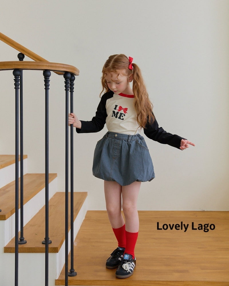 Lago - Korean Children Fashion - #designkidswear - Ribbon Raglan Tee - 11