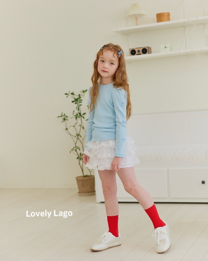 Lago - Korean Children Fashion - #designkidswear - Cha Lace Cancan Pants - 10