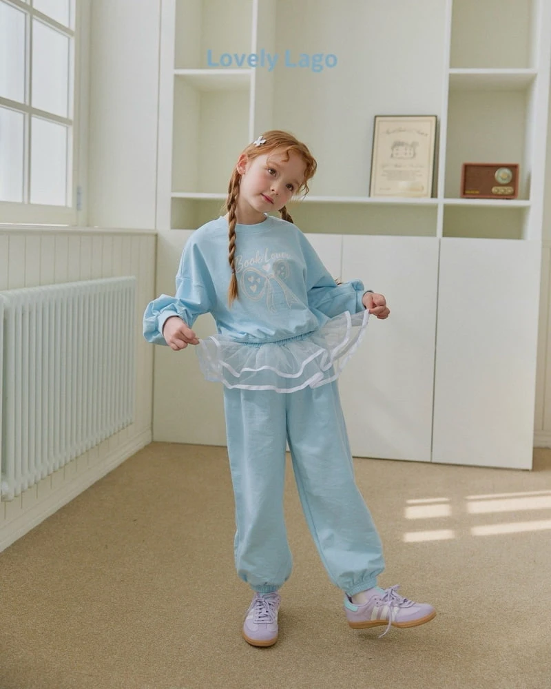 Lago - Korean Children Fashion - #designkidswear - Love Ribbon Sweatshirts - 11