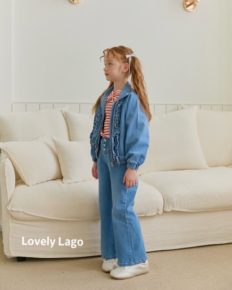 Lago - Korean Children Fashion - #designkidswear - Span Loose Bootscut Pants - 9