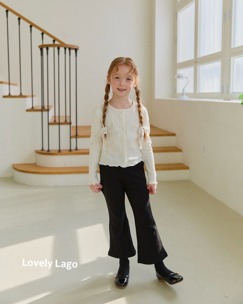 Lago - Korean Children Fashion - #childrensboutique - Pearl Heart Cardigan - 4
