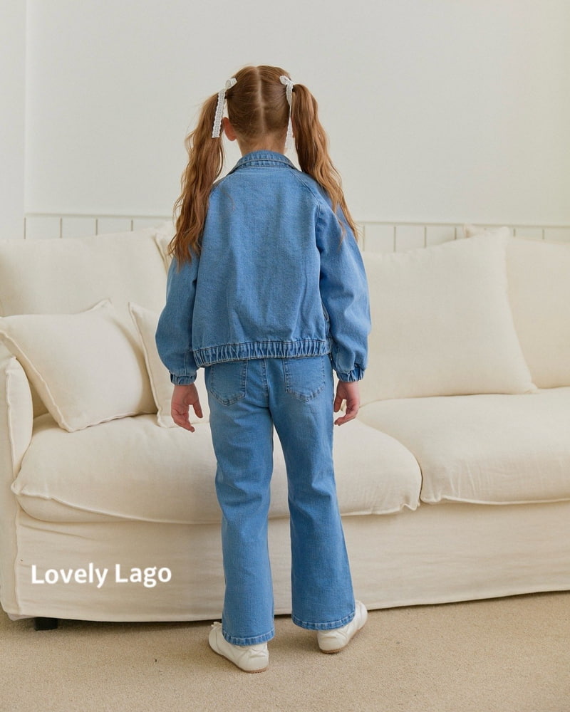 Lago - Korean Children Fashion - #discoveringself - Span Loose Bootscut Pants - 10
