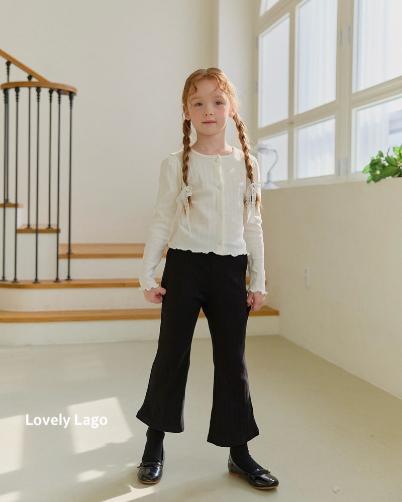 Lago - Korean Children Fashion - #discoveringself - Pearl Heart Cardigan - 5