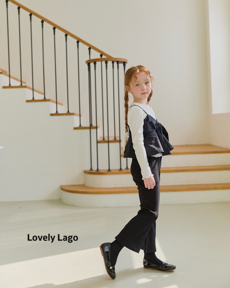 Lago - Korean Children Fashion - #discoveringself - Pocket Rib Bootscut Pants - 2