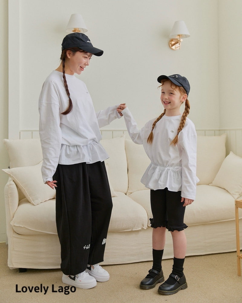 Lago - Korean Children Fashion - #fashionkids - Shirring Frill Long Tee - 11
