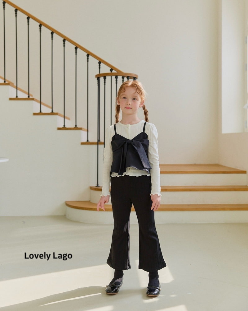 Lago - Korean Children Fashion - #fashionkids - Pocket Rib Bootscut Pants - 3