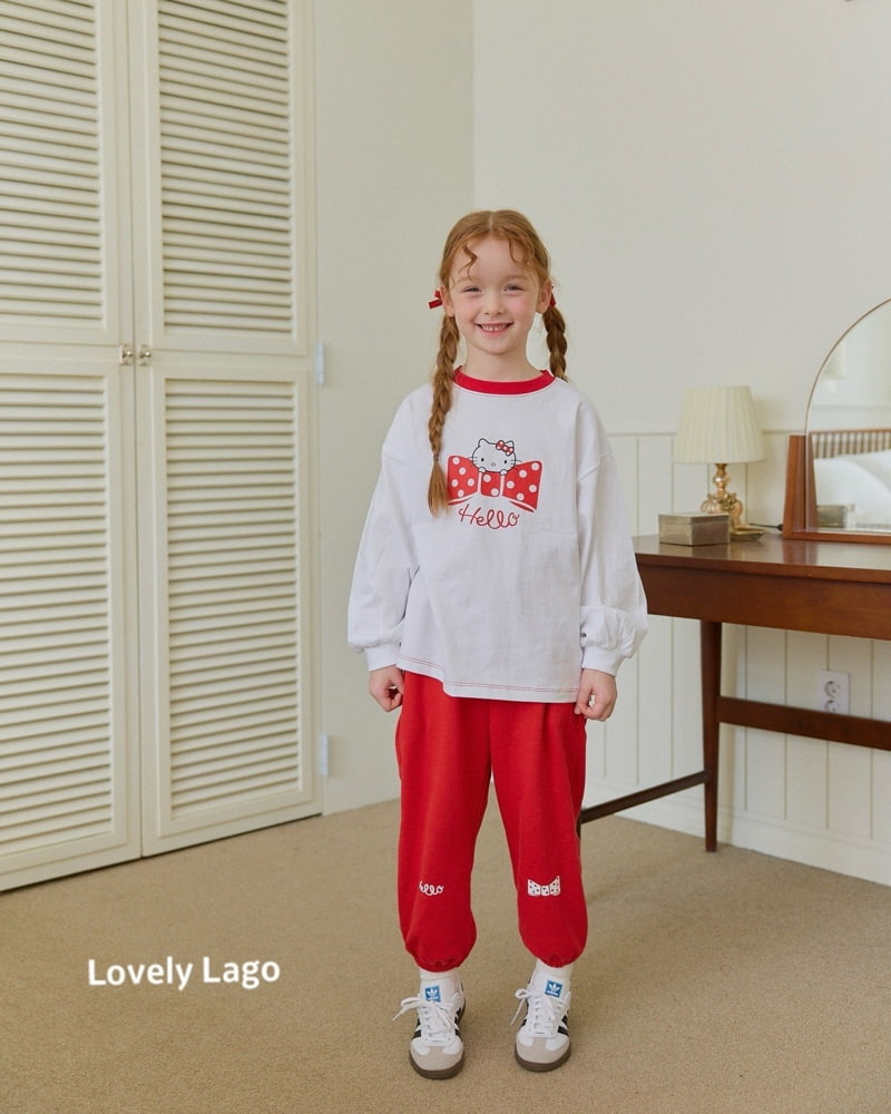 Lago - Korean Children Fashion - #kidsshorts - Hello Jogger Pants - 8