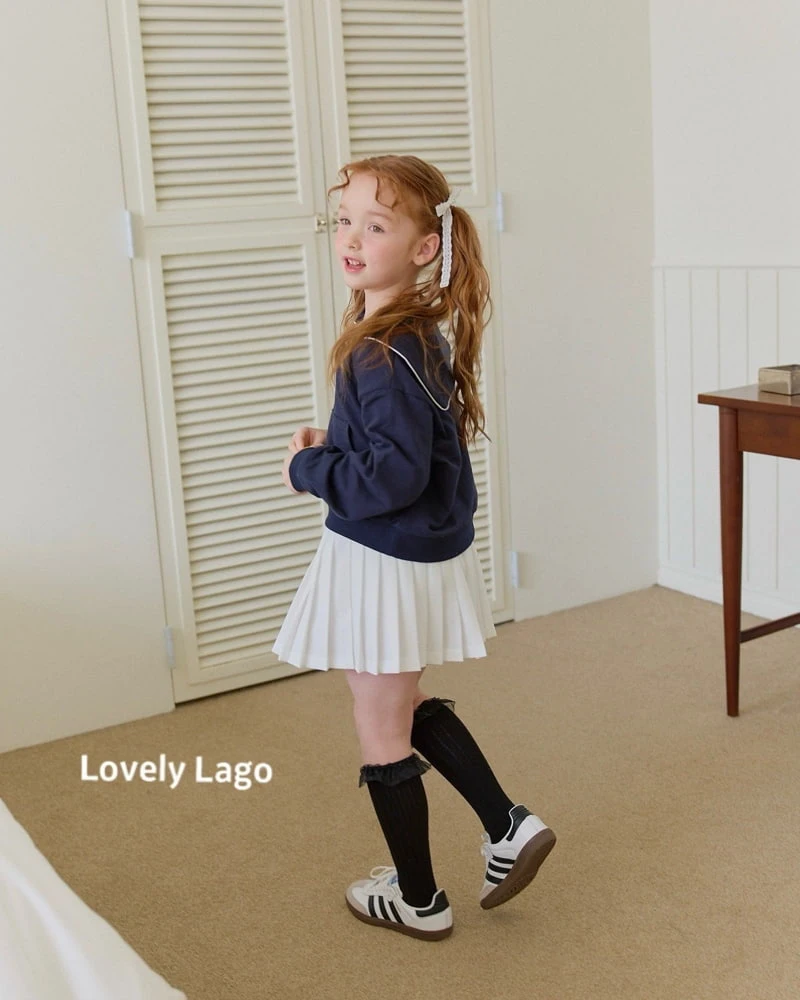 Lago - Korean Children Fashion - #kidsshorts - Sailor Heart Sweatshirts - 2