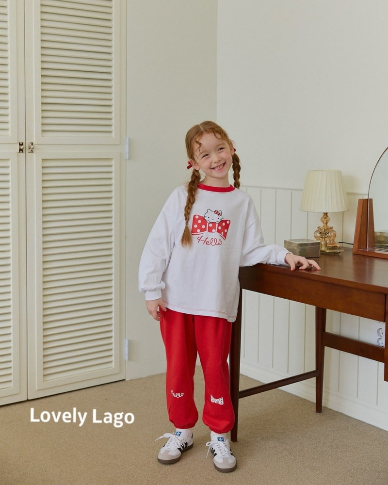 Lago - Korean Children Fashion - #kidsshorts - Hello Tee - 8