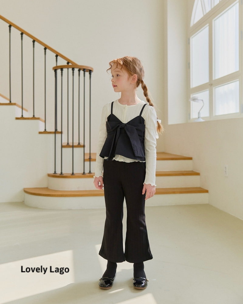 Lago - Korean Children Fashion - #kidsstore - Pocket Rib Bootscut Pants - 5