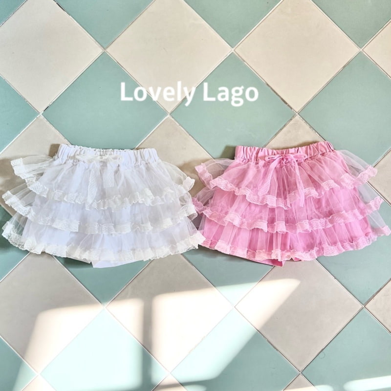 Lago - Korean Children Fashion - #littlefashionista - Cha Lace Cancan Pants