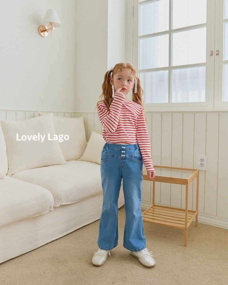Lago - Korean Children Fashion - #littlefashionista - Span Loose Bootscut Pants - 2