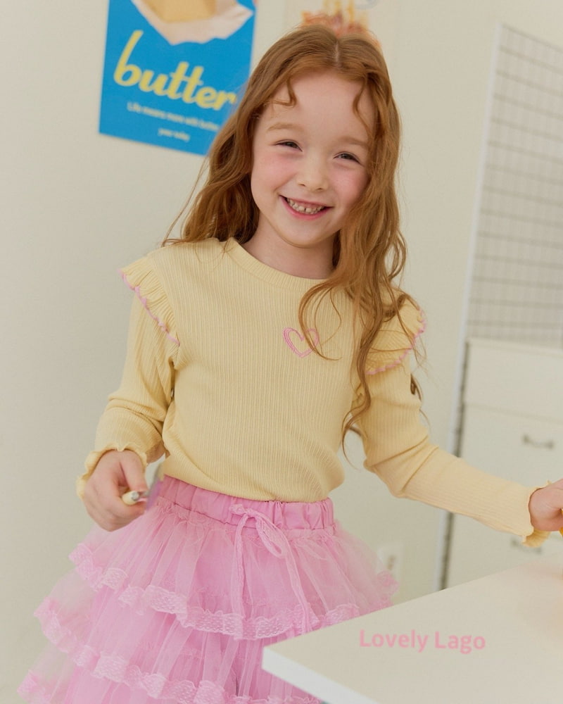 Lago - Korean Children Fashion - #littlefashionista - Love Wing Tee