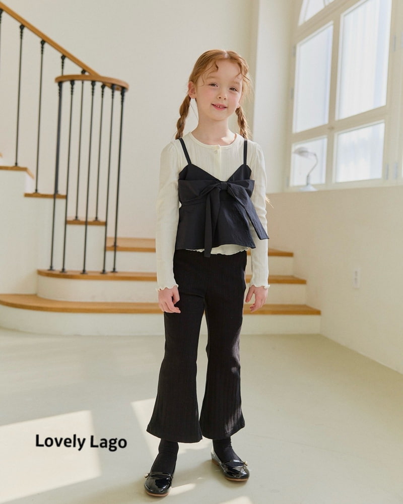 Lago - Korean Children Fashion - #littlefashionista - Pocket Rib Bootscut Pants - 8