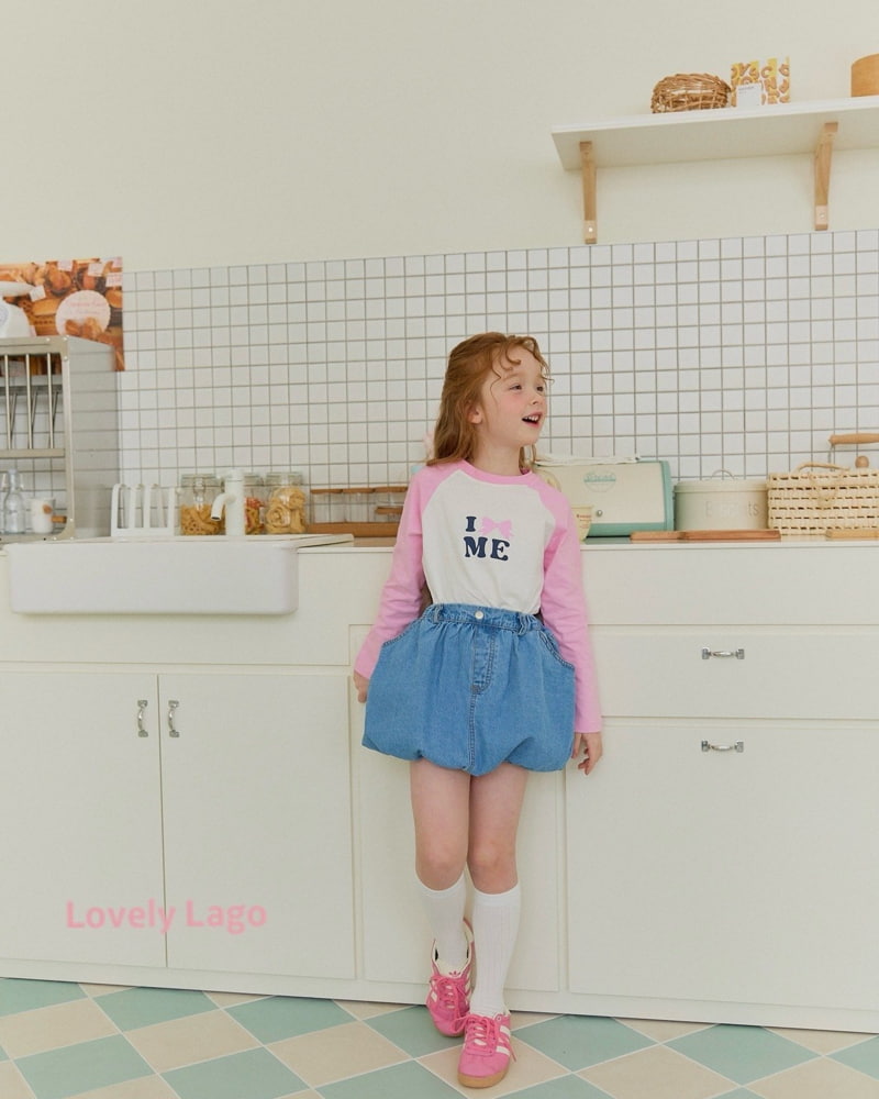 Lago - Korean Children Fashion - #magicofchildhood - Ribbon Raglan Tee - 3