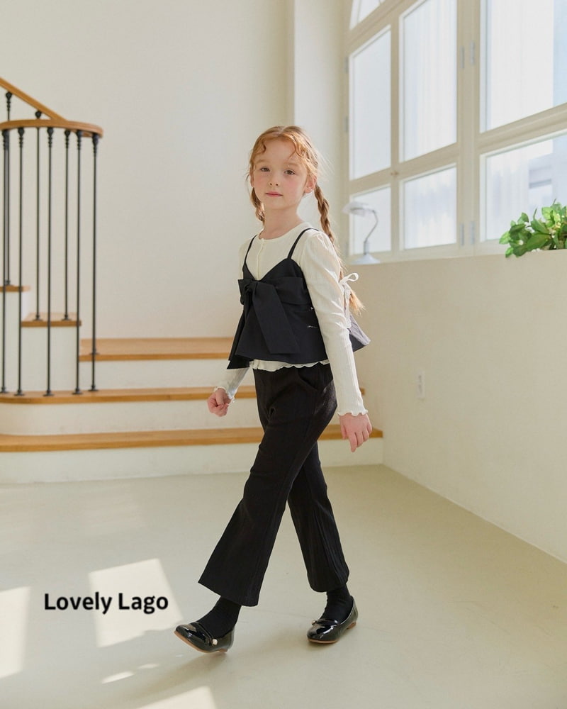 Lago - Korean Children Fashion - #magicofchildhood - Pocket Rib Bootscut Pants - 9