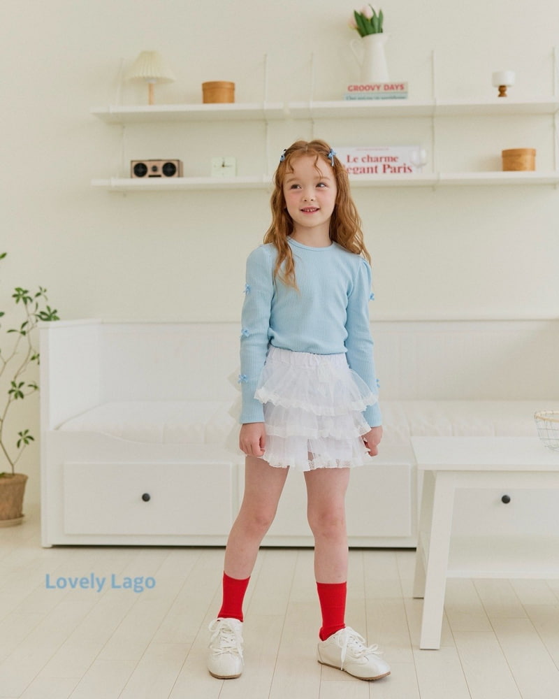 Lago - Korean Children Fashion - #minifashionista - Ribbon Rib Tee - 5