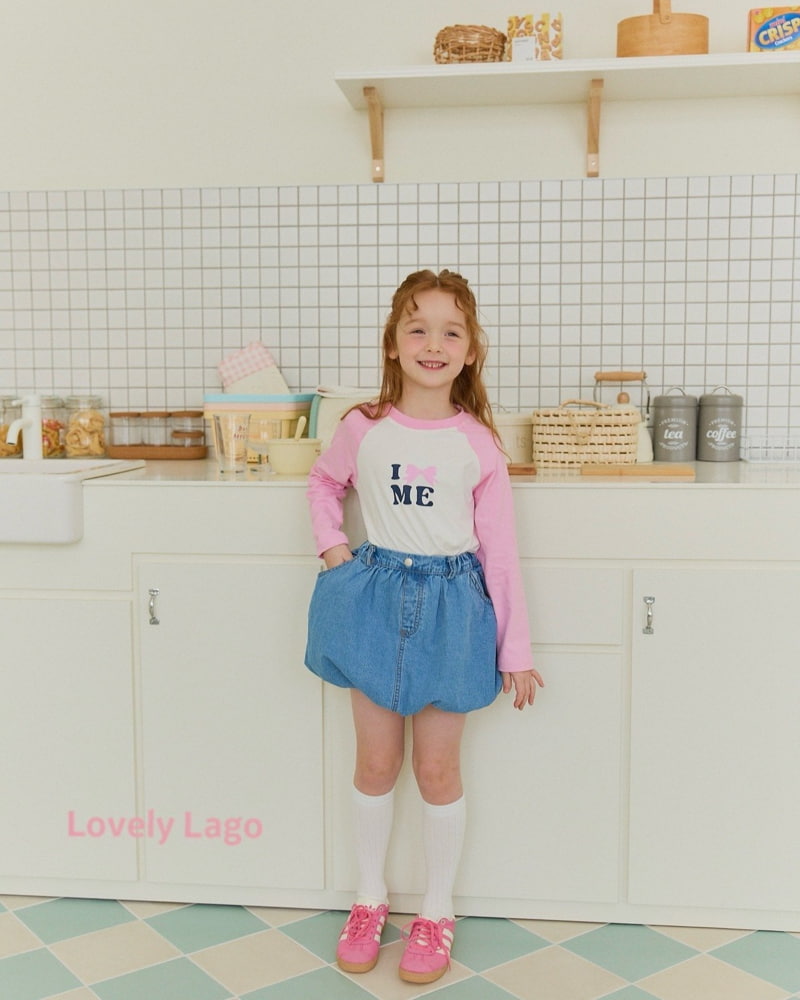 Lago - Korean Children Fashion - #magicofchildhood - Ribbon Raglan Tee - 4