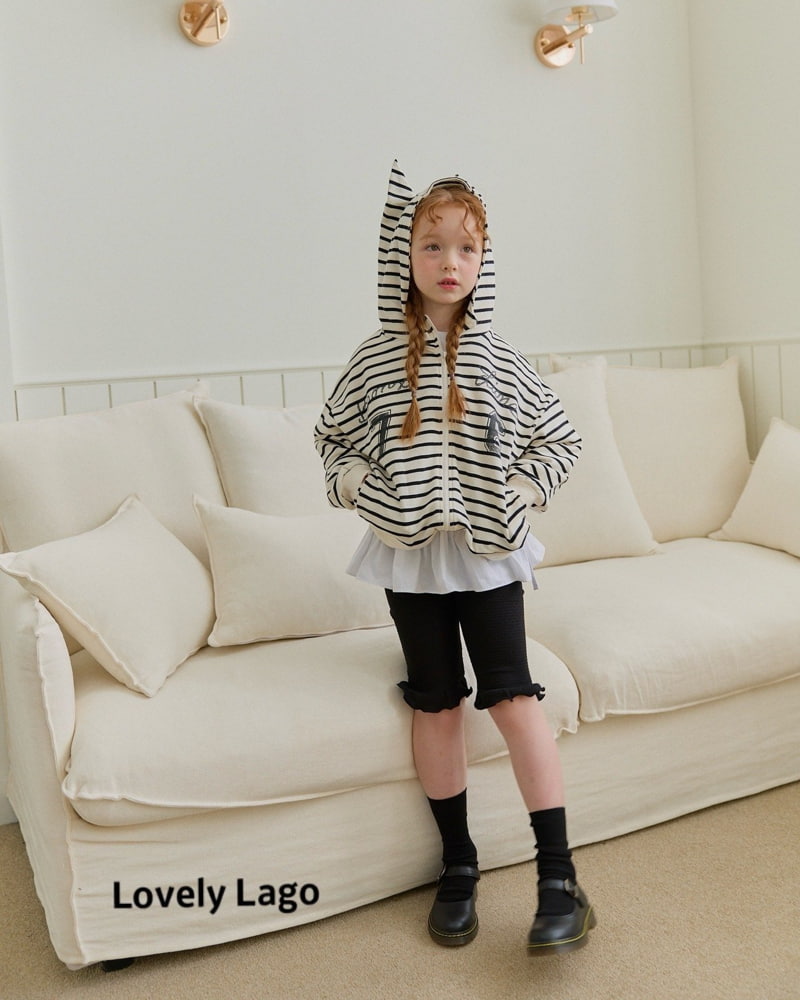 Lago - Korean Children Fashion - #minifashionista - Cat Hood Zip-up Jacket - 9
