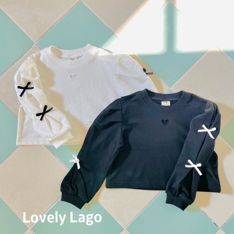 Lago - Korean Children Fashion - #prettylittlegirls - Heart Punching Sweatshirts