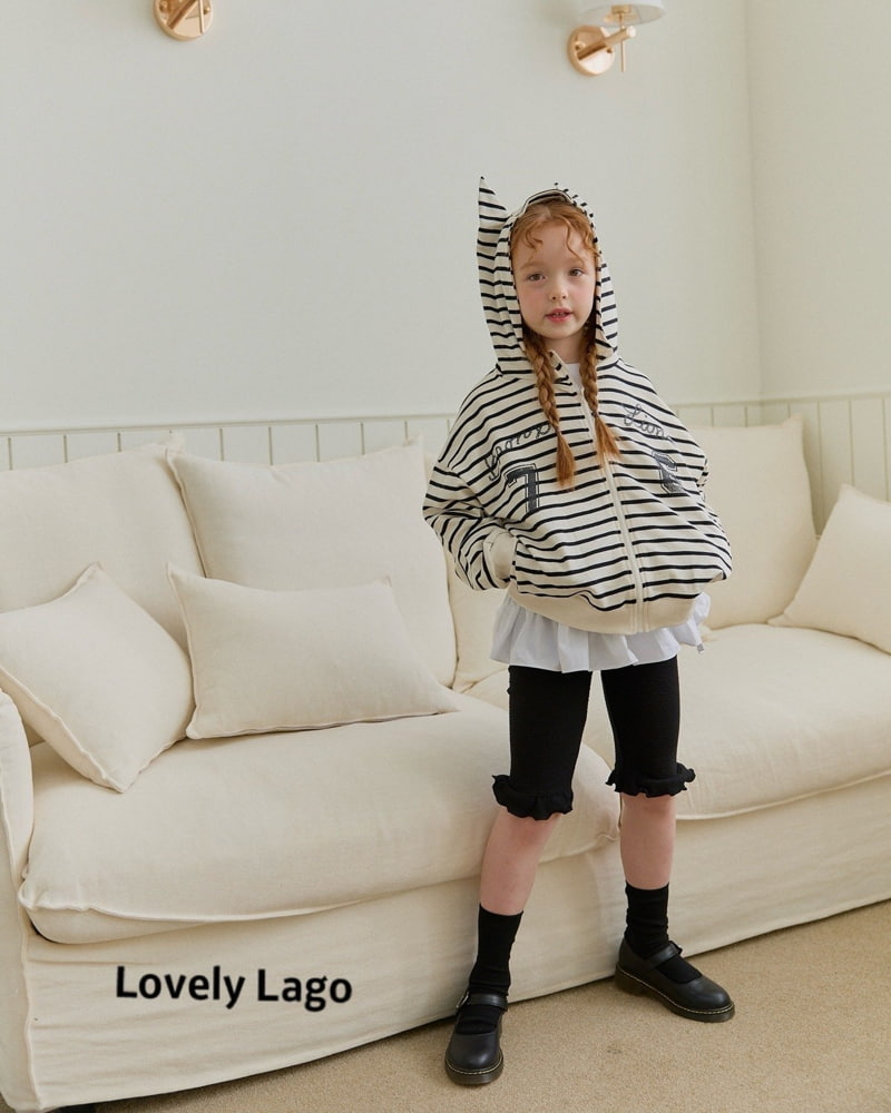 Lago - Korean Children Fashion - #prettylittlegirls - Cat Hood Zip-up Jacket - 10