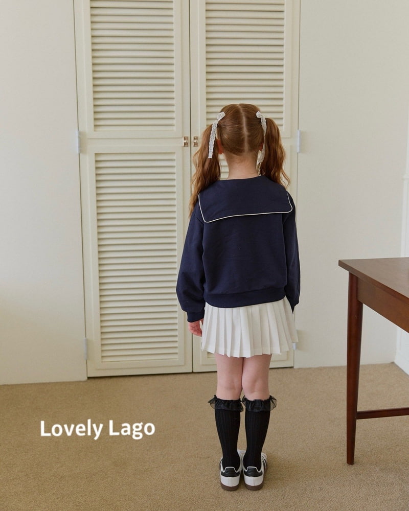 Lago - Korean Children Fashion - #stylishchildhood - Pleats Heart Button Skirt - 5