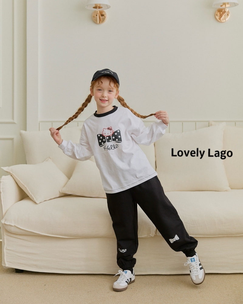 Lago - Korean Children Fashion - #stylishchildhood - Hello Jogger Pants - 2