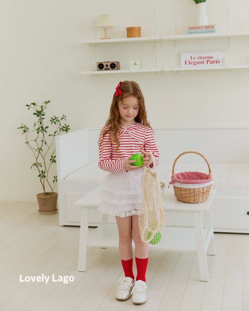 Lago - Korean Children Fashion - #todddlerfashion - Cha Lace Cancan Pants - 5
