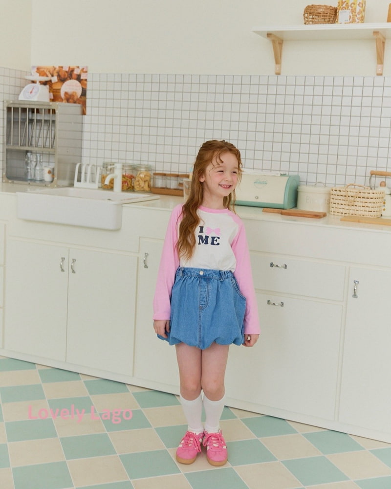 Lago - Korean Children Fashion - #toddlerclothing - Ribbon Raglan Tee - 7