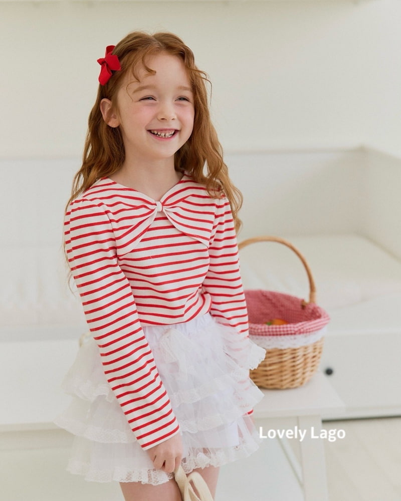 Lago - Korean Children Fashion - #toddlerclothing - Cha Lace Cancan Pants - 6